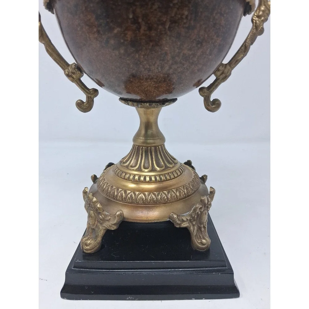 Castilian Imports Bronze Brown Urn Vase 9